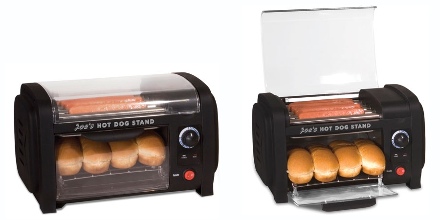 Hot Dog Roller Grill & Bun Warmer