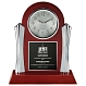 Premium Rosewood Finish Desk Clock