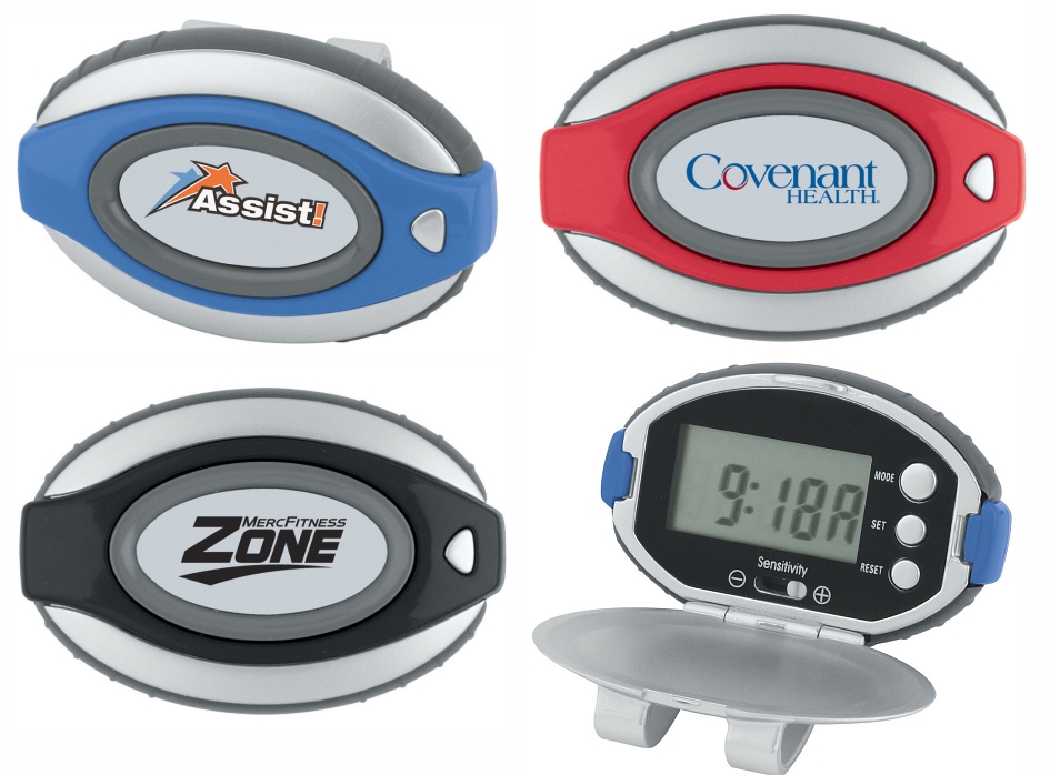 Clip-On Pedometer-Clock
