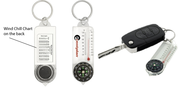 Wind Chill Key Chain