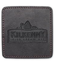 Rustic Italian Bonded Leather Coaster