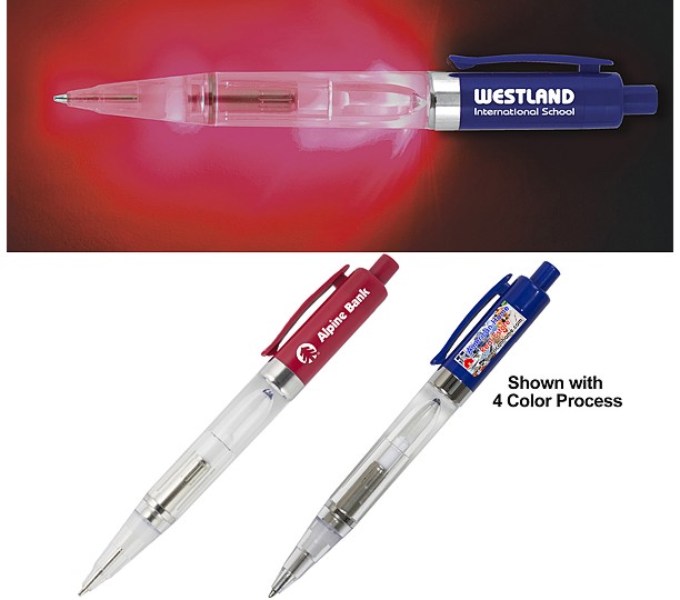 Light Up Pen with RED Colour LED Light
