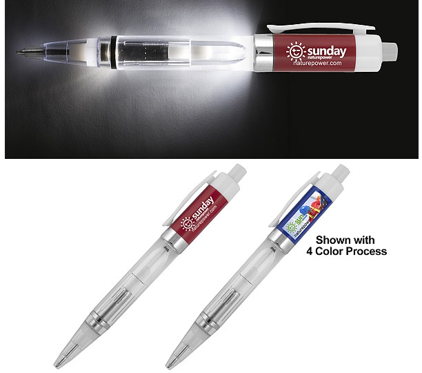 Light Up Pen with White Colour LED Light