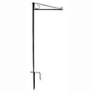 Outdoor metal sign arm