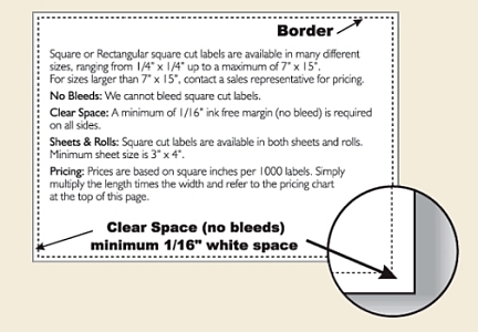 Square-Cut Labels