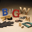 Cast Metal Letters