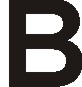 Tactile Letter B