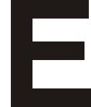 Tactile Letter E