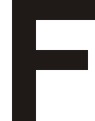 Tactile Letter F