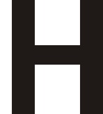 Tactile Letter H