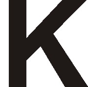 Tactile Letter K