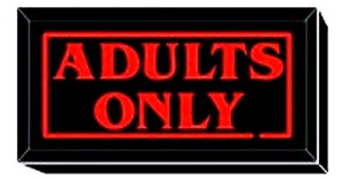 B-001AOC ADULTS ONLY