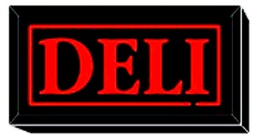 Illuminated Signs Deli