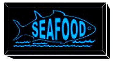Illuminated Signs Seafood