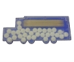 18-Wheeler Shaped with Mints