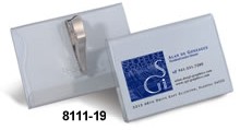 Click-Fold&REG; Convex Name Badges
