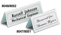 Transparent Table Signs