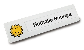 Slimline Personalized badge