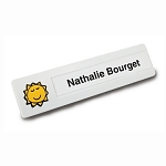 Slimline Personalized badge