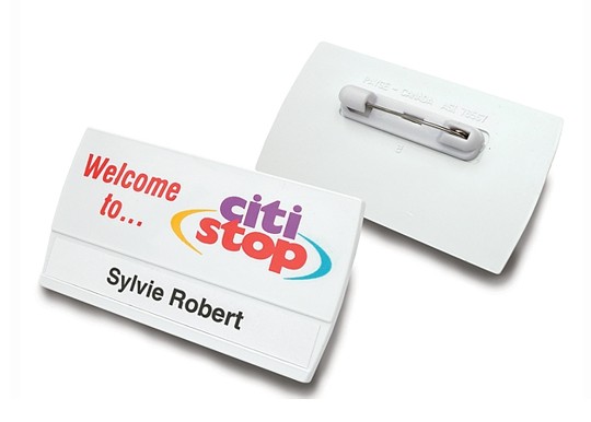 Rectangular Personalized badge