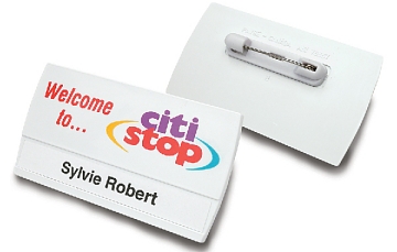 Rectangular Personalized badge