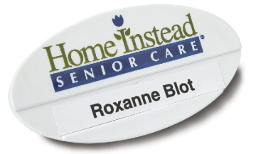 Oval Personalized badge