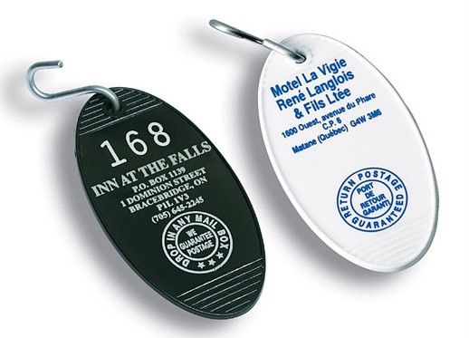 Hotel key tag