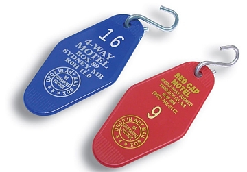Hotel key tag