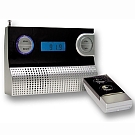FM Clock Radio With Infrared Remote