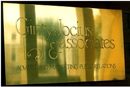 Etched Solid Brass Sign