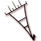 Spider Stake with a clip