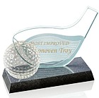 Driver With Ball Trophy