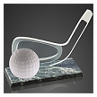 Golf Wedge With Ball Trophy
