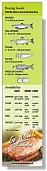 White Vinyl Book Marks Artc