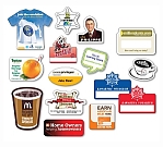 Custom Shaped Badges