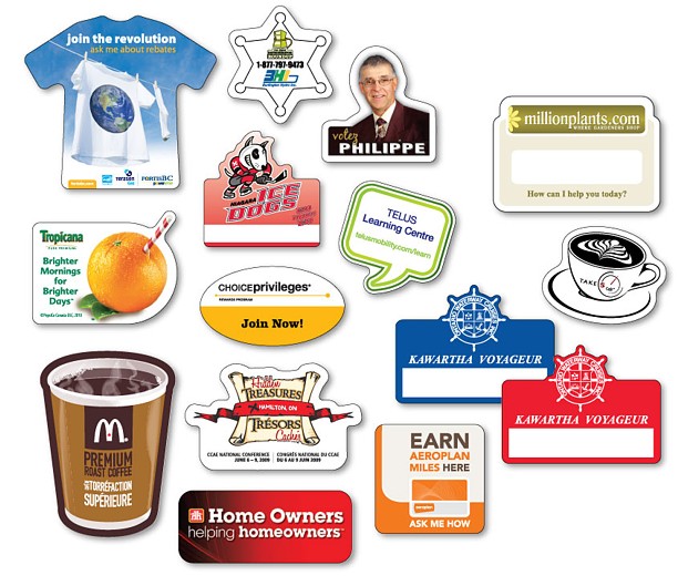 Custom Shaped Badges