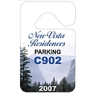 Plastic Parking Tags 0.010" thick