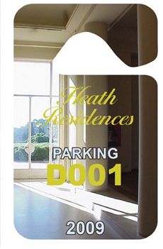 Plastic Parking Tags