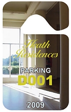 Plastic Parking Tag 0.020