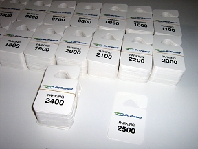 Plastic Parking Tags