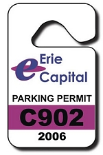 Plastic Parking Tag 0.030