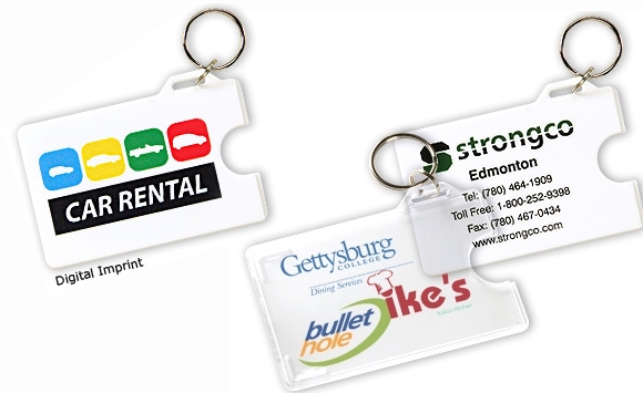 Card holder with key-ring