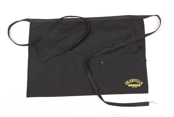 Bar Apron with Zipper Pocket