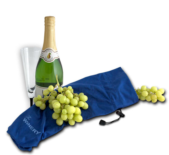 Bordeaux Silken Wine Bag