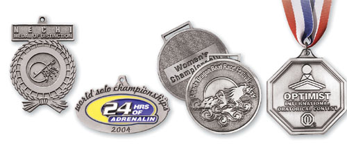 Solid Pewter Medallions