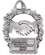 Solid pewter Holiday design