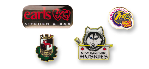 Screen Printed Lapel Pins