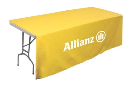 Table throw for 6' table covers front & top