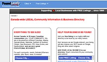 Found Locally Web Page