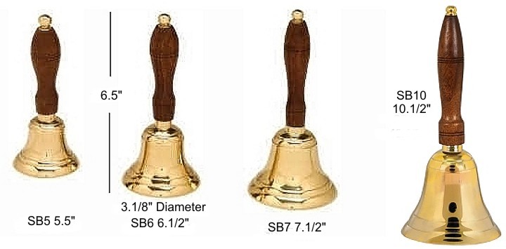 Brass School Bells